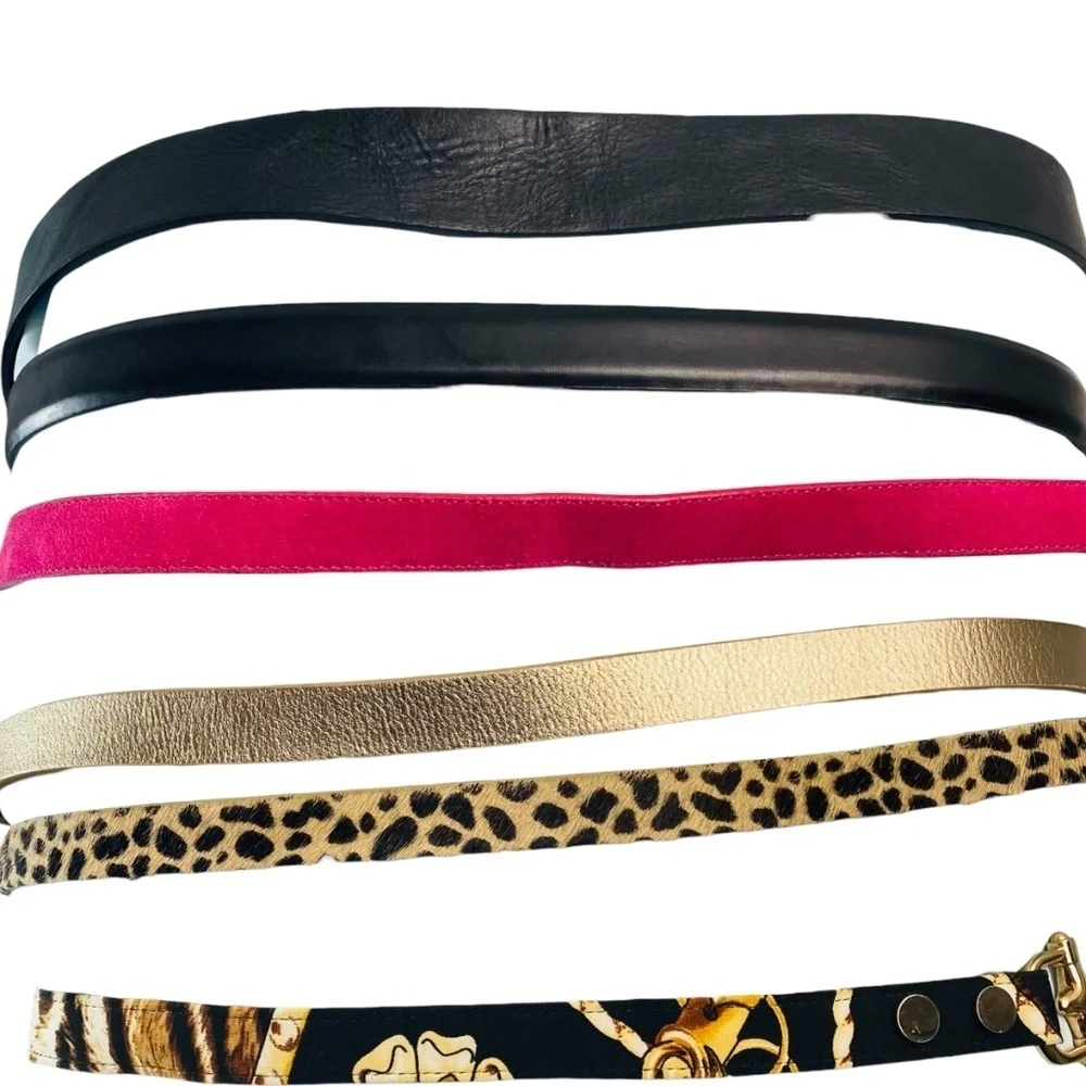 Assorted Women's Belts Lot -Casual & Statement Style